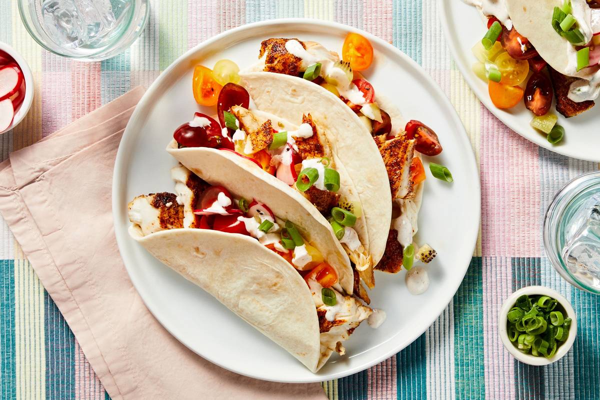 Chipotle-Spiced Tilapia Tacos