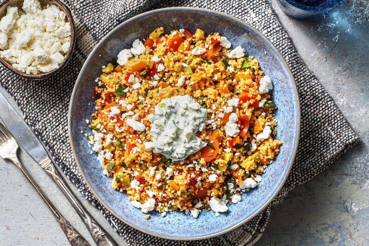 Bunte Couscous-Gemüse-Pfanne