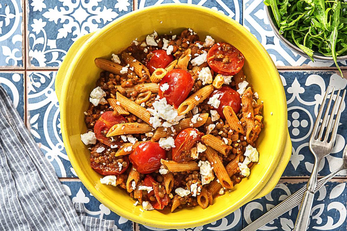 Vegetarische pasta bolognese