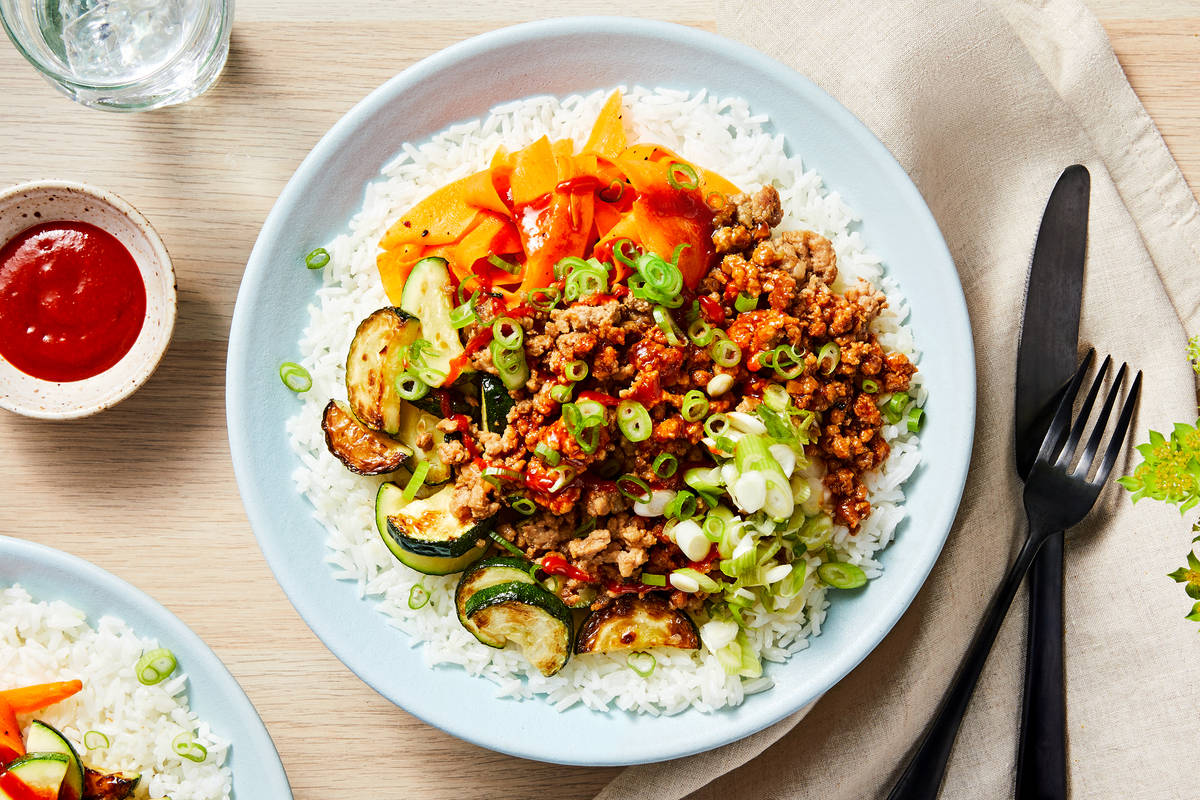 Pork and Veggie Bibimbap