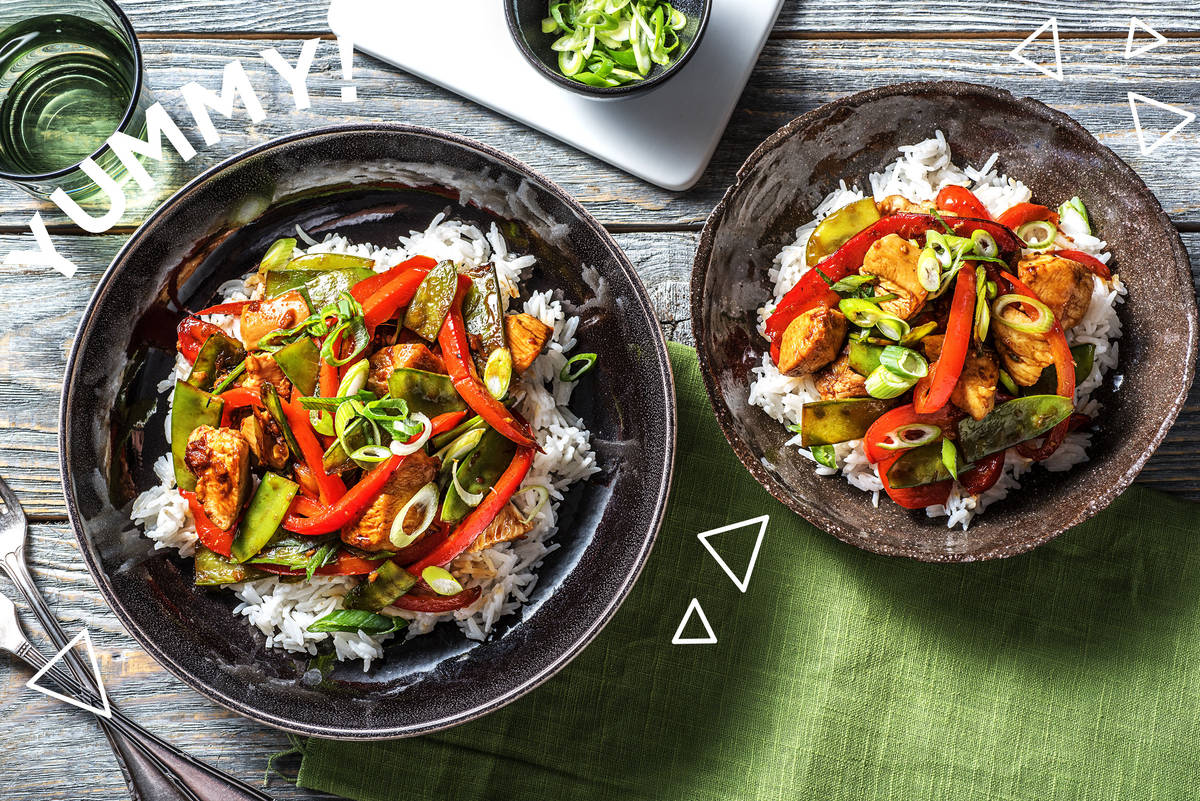 Asiatische Hähnchen-Pfanne