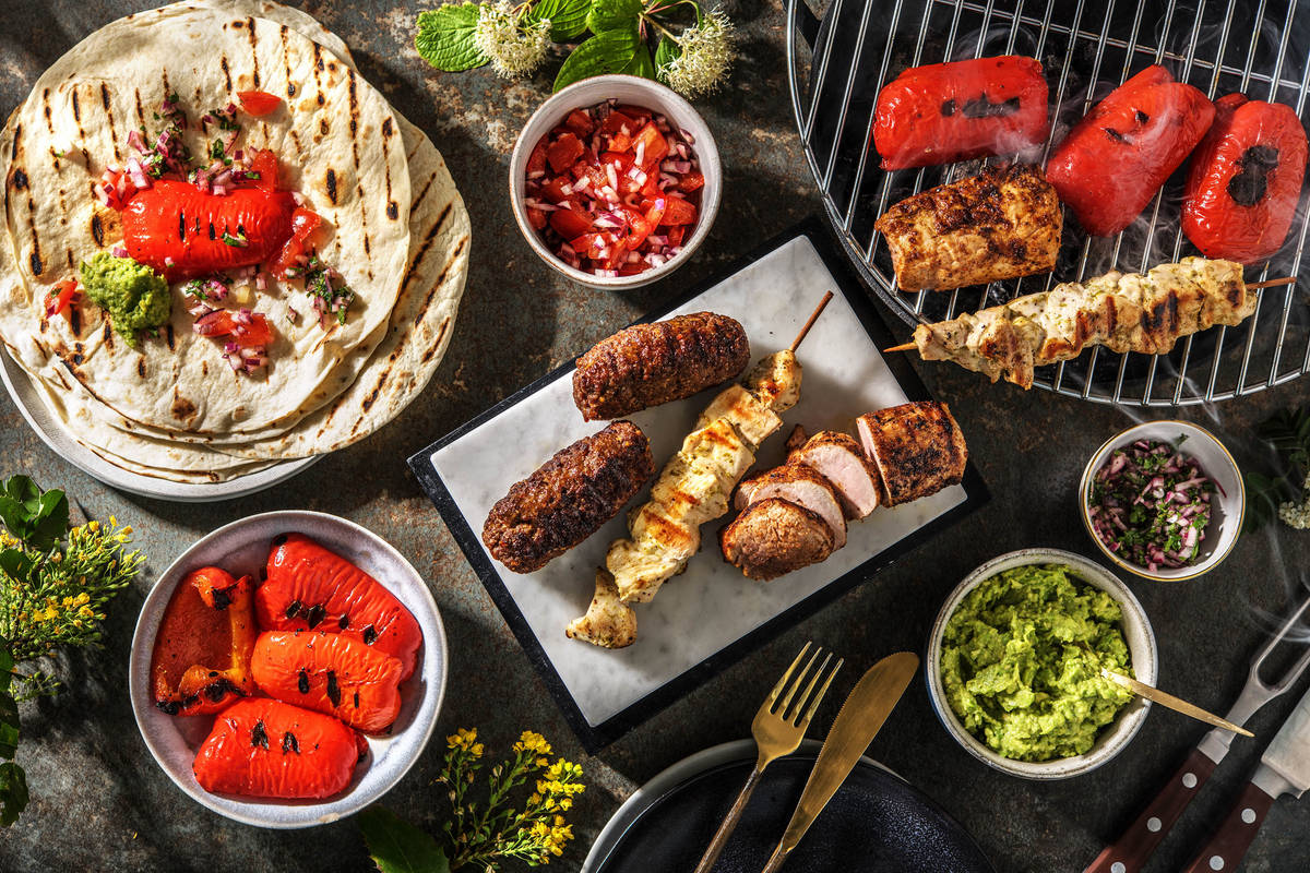 Mexikanisches BBQ mit Limetten-Hähnchen-Spießen