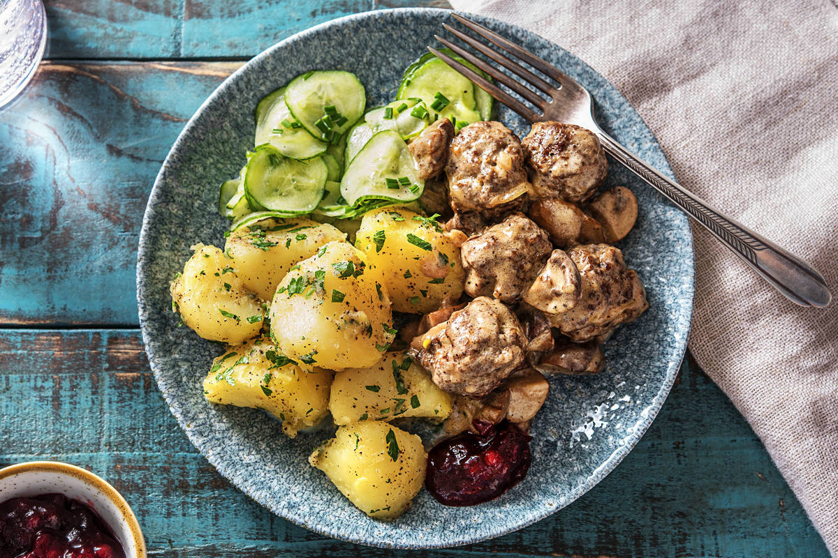 Köttbullar! Schwedische Fleischkügeli