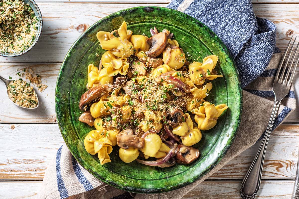 Fiorelli! Pastataschen mit Pilzfüllung