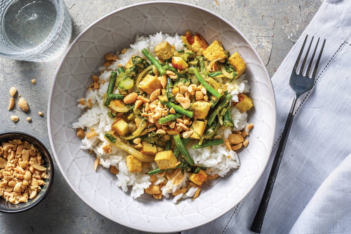Thai Green Tofu Curry 