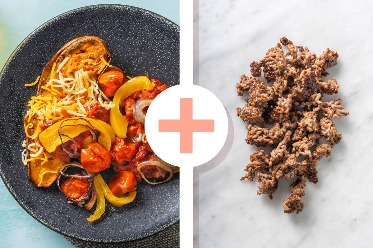 Kumpir mit extra Chili con Carne