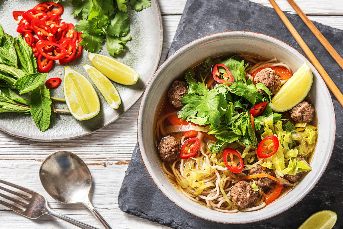 Soupe façon pho vietnamien