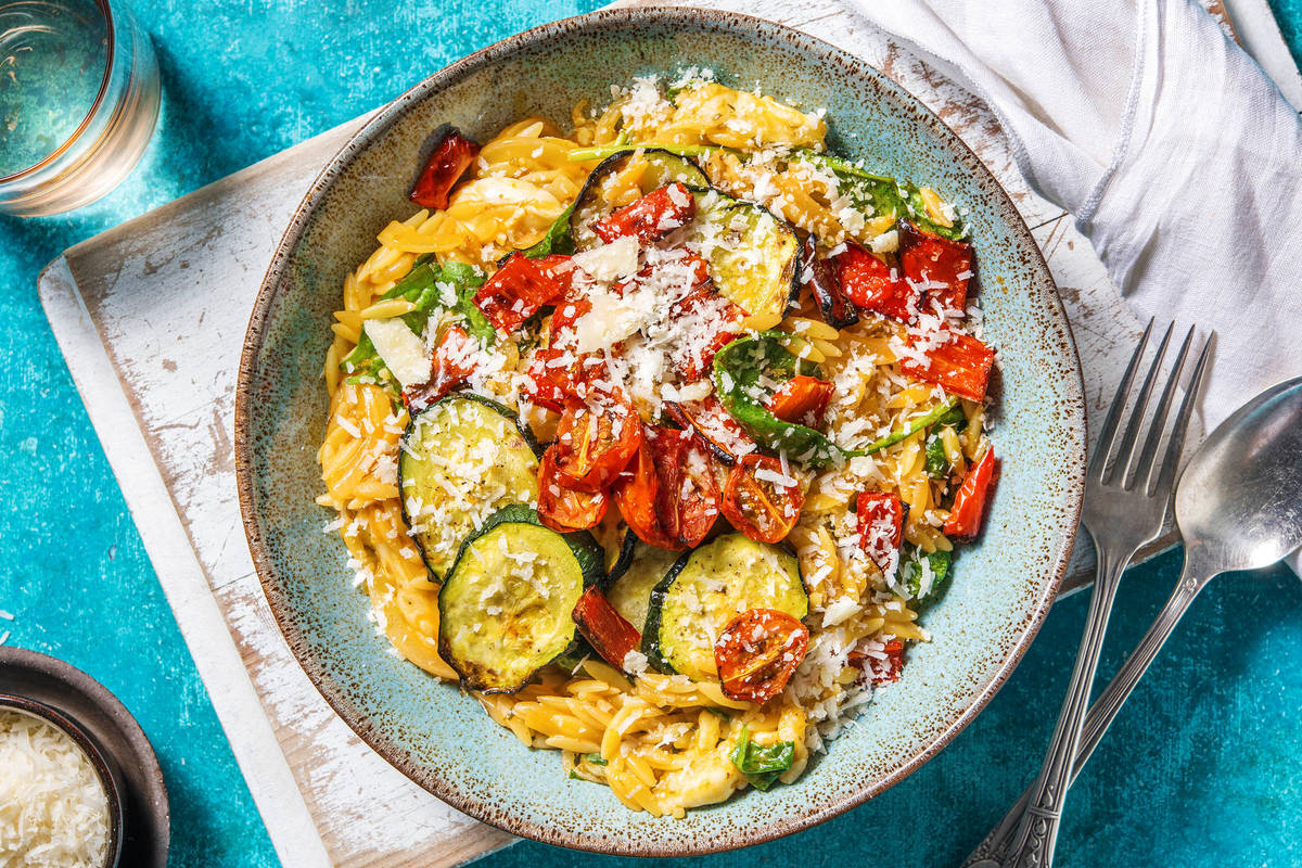 Orzo-Nudel-Pfanne