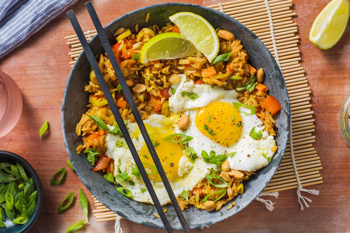 Nasi Goreng et œuf au plat