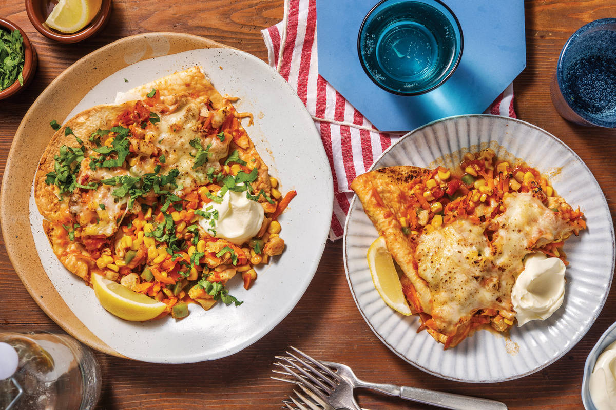 Mexican Chicken Tortilla Bake