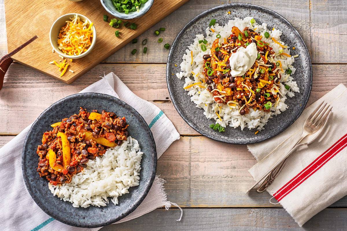 Mildes Chili con Carne