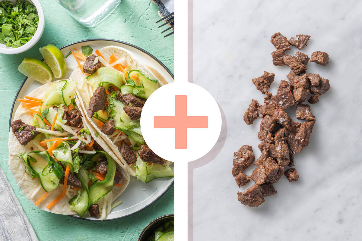 Koreaanse wraps met frisse rauwkost en zoetzure komkommer
