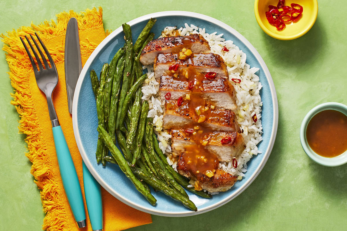 Ginger Apricot Pork Chops