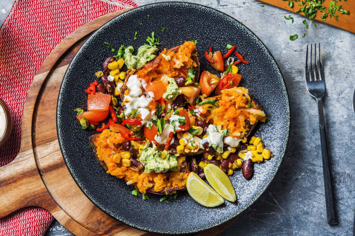 Mexikanische Süsskartoffel aus dem Ofen