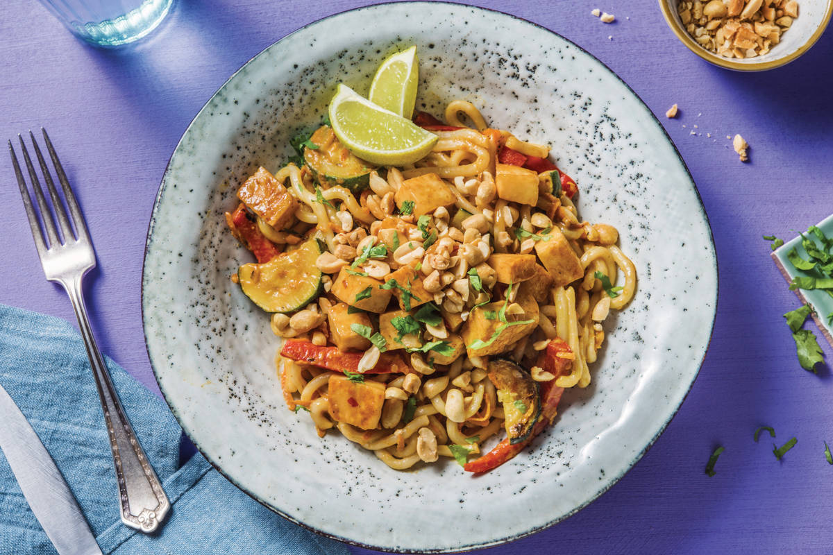 Sweet Chilli Tofu & Sesame Noodles