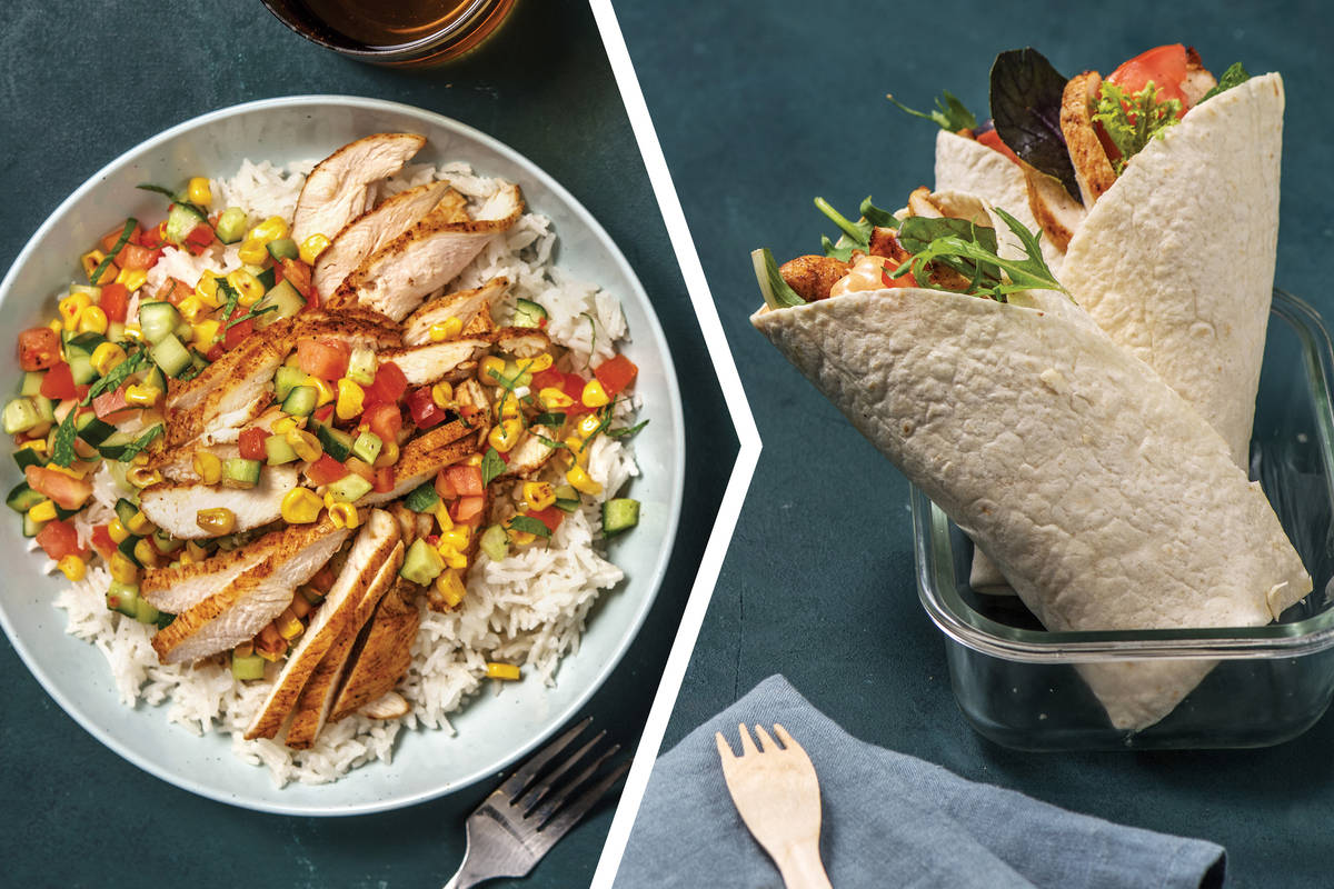 Jerk Chicken, Coconut Rice & Corn Salsa for Dinner