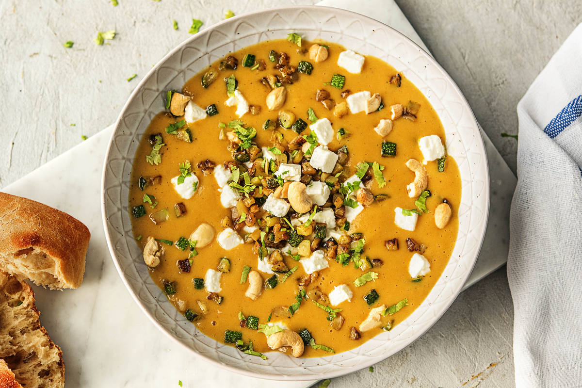 Soupe de patates douces à la péruvienne