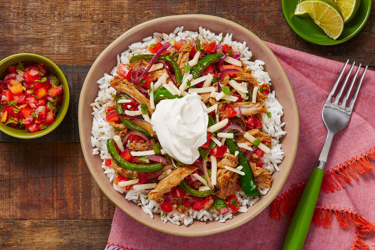 Pulled Pork Fiesta Bowls
