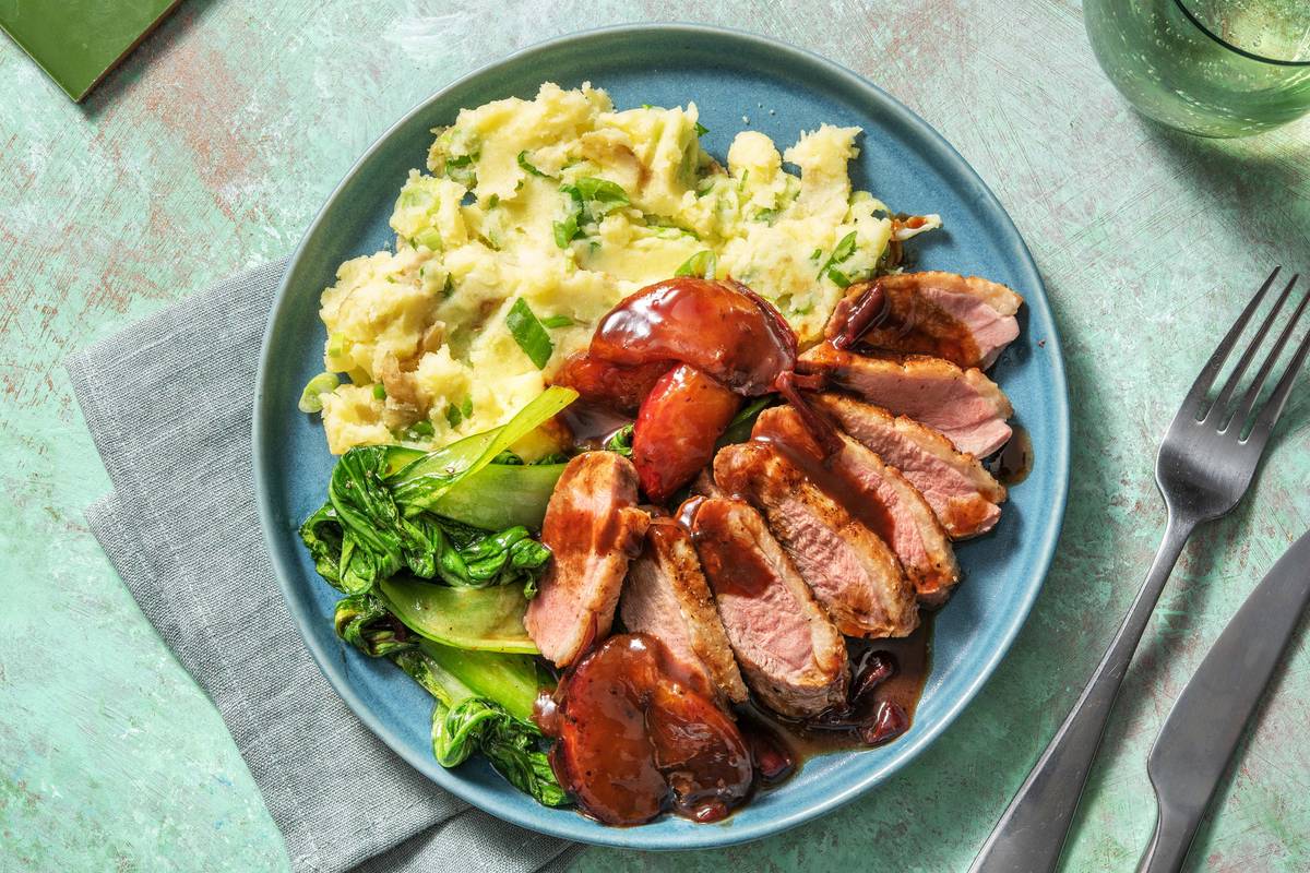 Pan Fried Duck