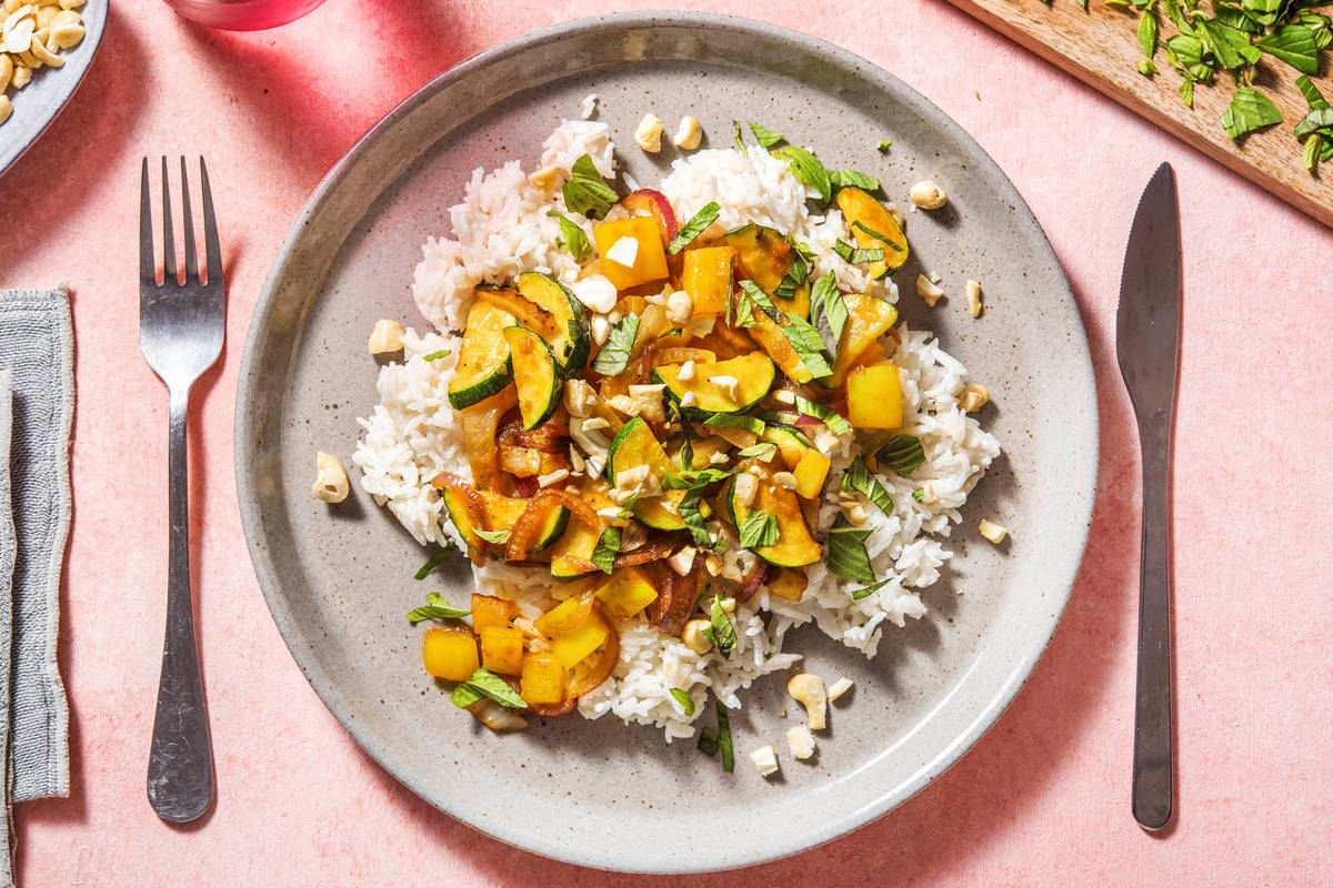 Knackige Gemüsepfanne mit Fenchel