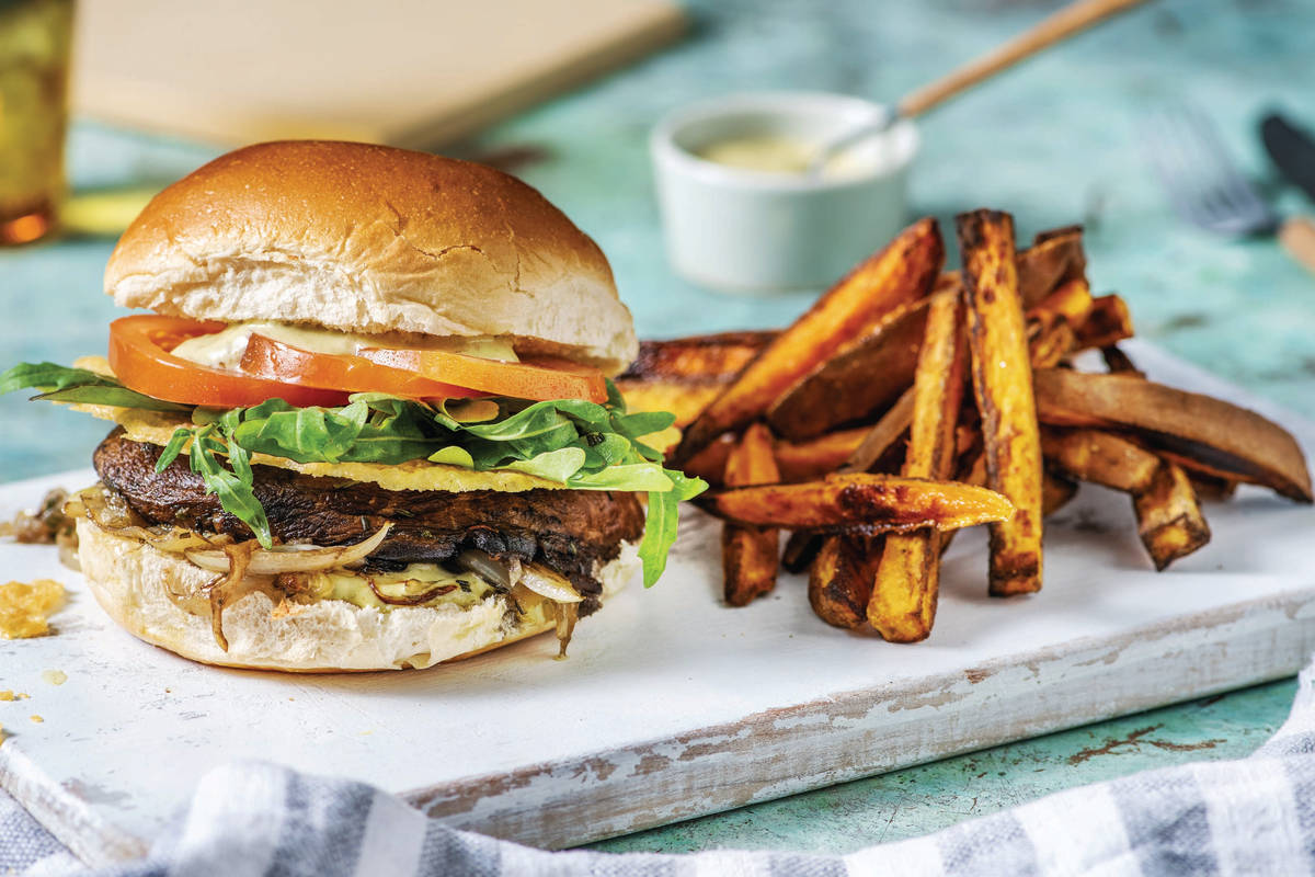Rosemary Mushroom Burger
