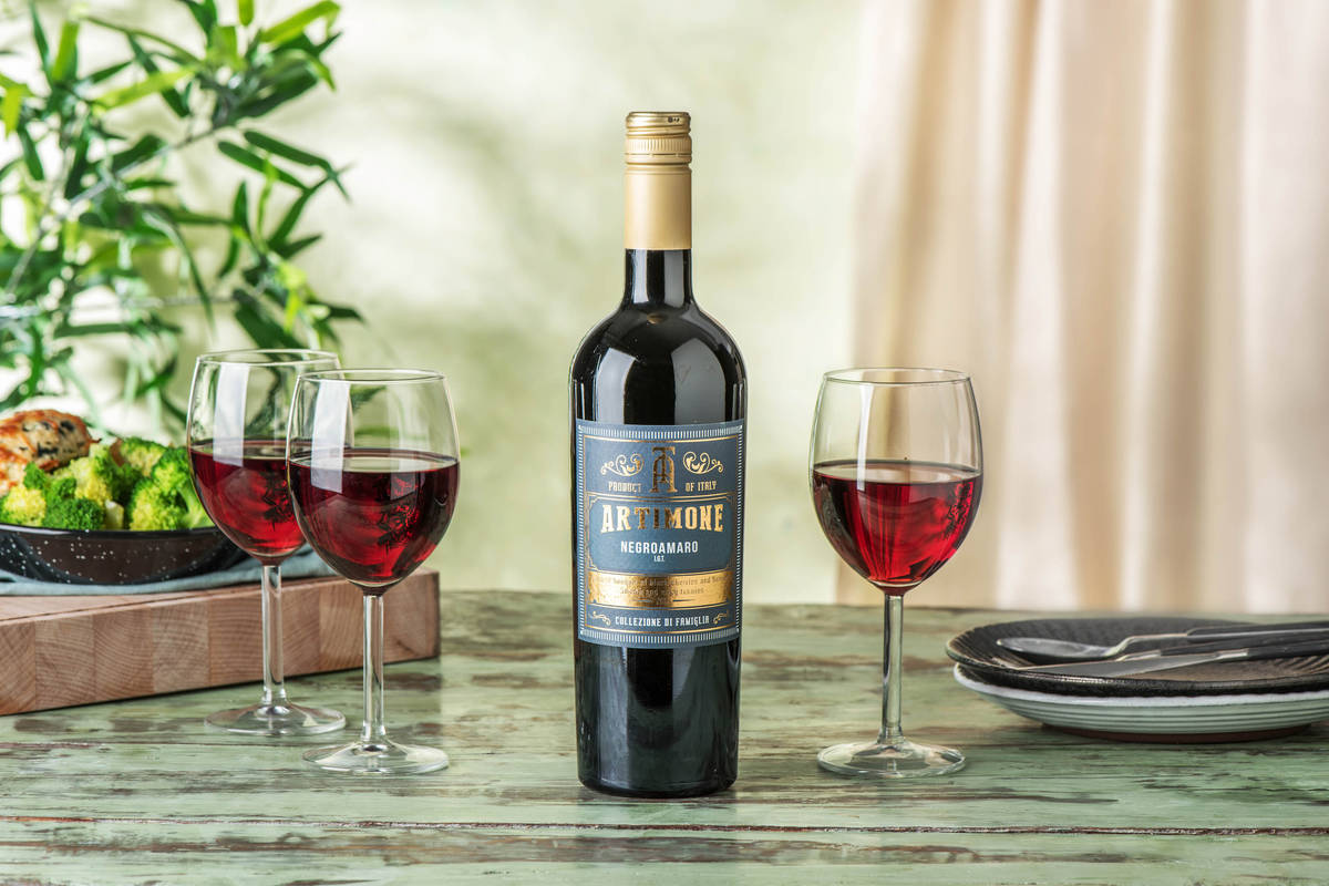 Soepele rode wijn - Italië