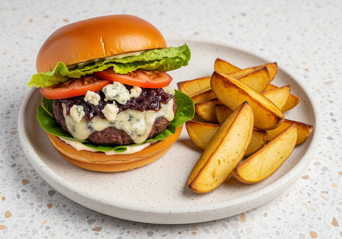 Blue Cheese & Bacon Burgers