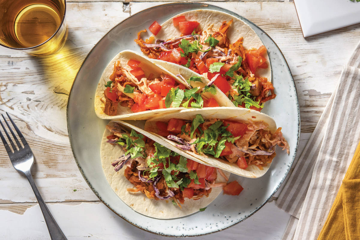Tex-Mex Pulled Jackfruit Tacos