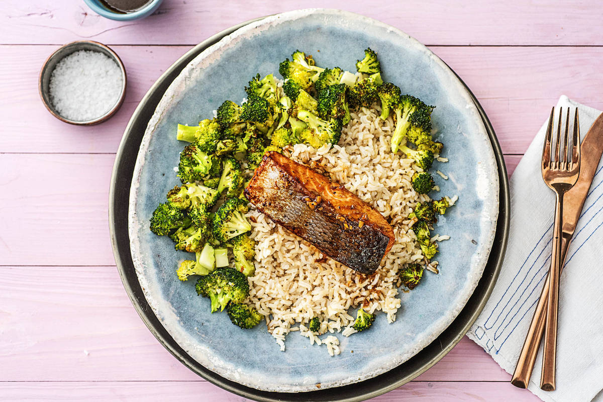 Filet de saumon à l'orientale