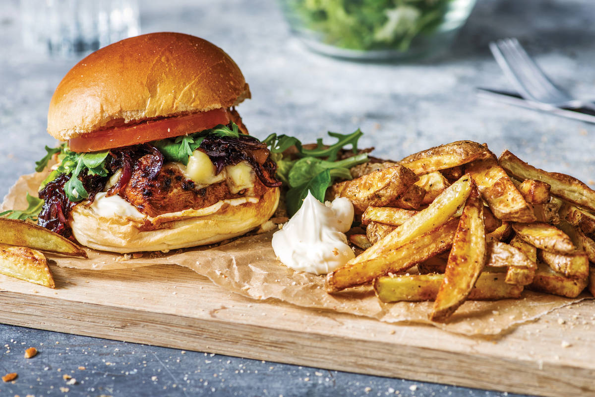 Portuguese-Style Chicken Burger