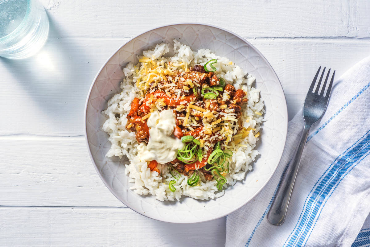 Mildes Chili con Carne
