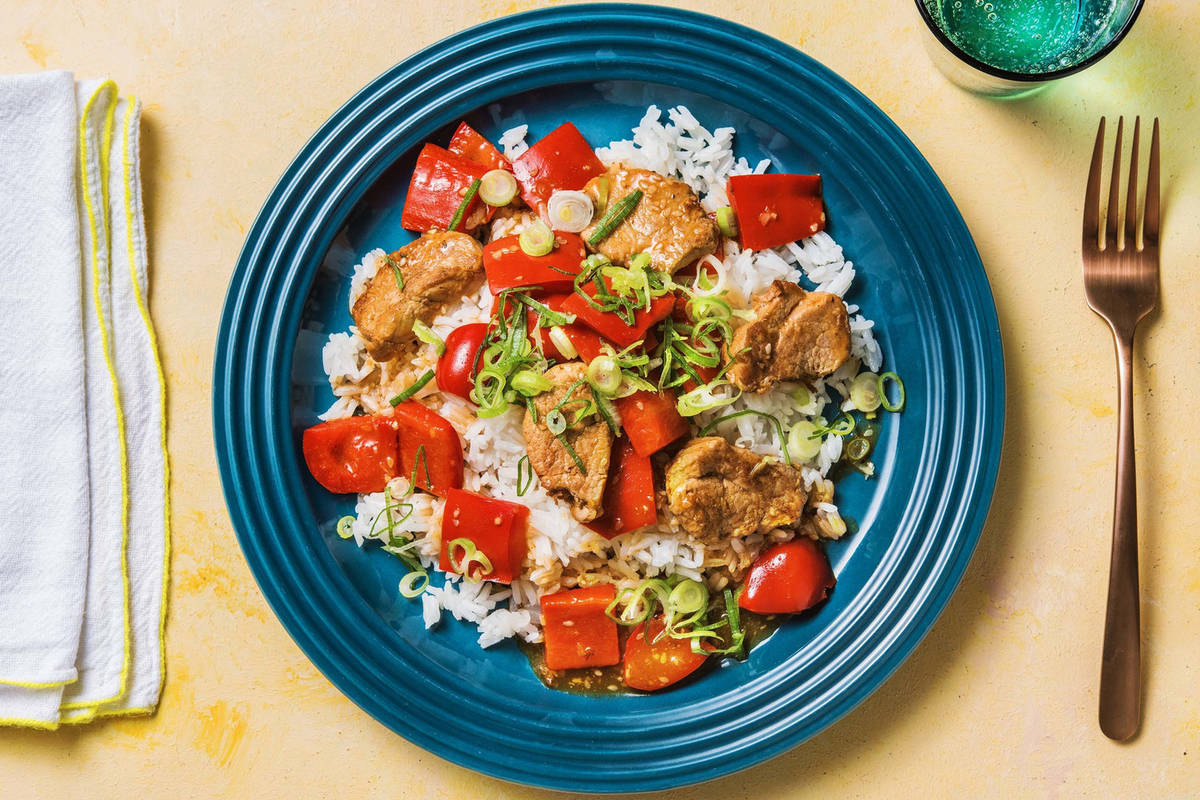 Schweinefilet süß-sauer