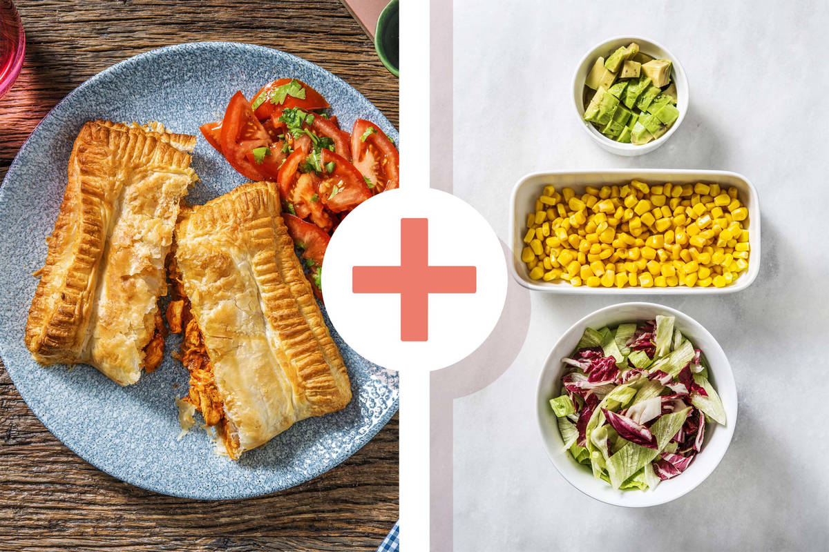 Kip-empanada met cheddar