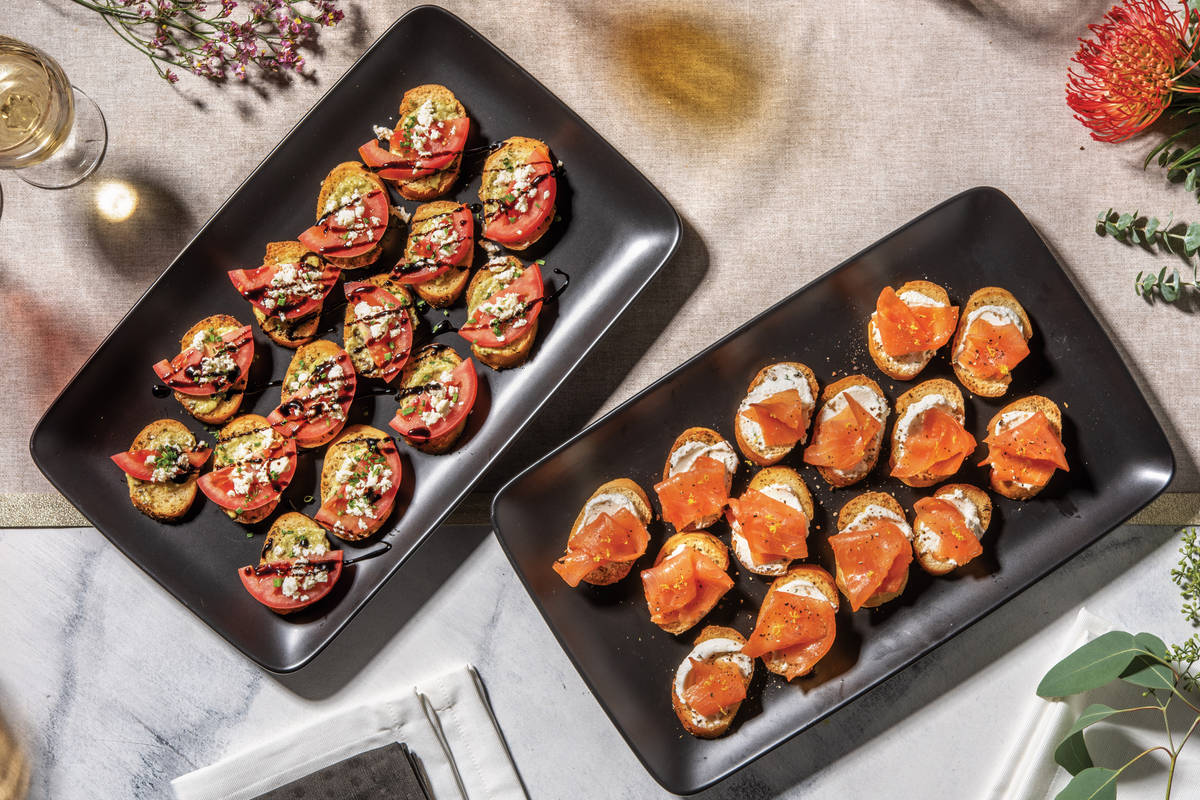 Christmas Crostini Two Ways