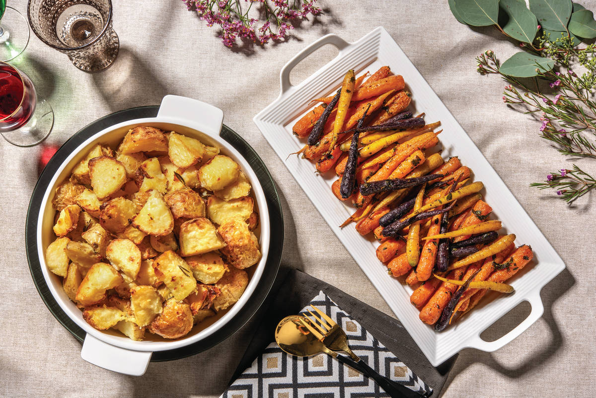 Garlic & Rosemary Roasted Potatoes