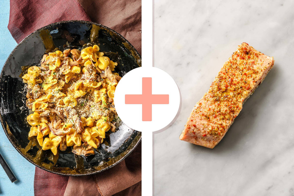 Fiorelli! Pasta mit extra Lachsfilet