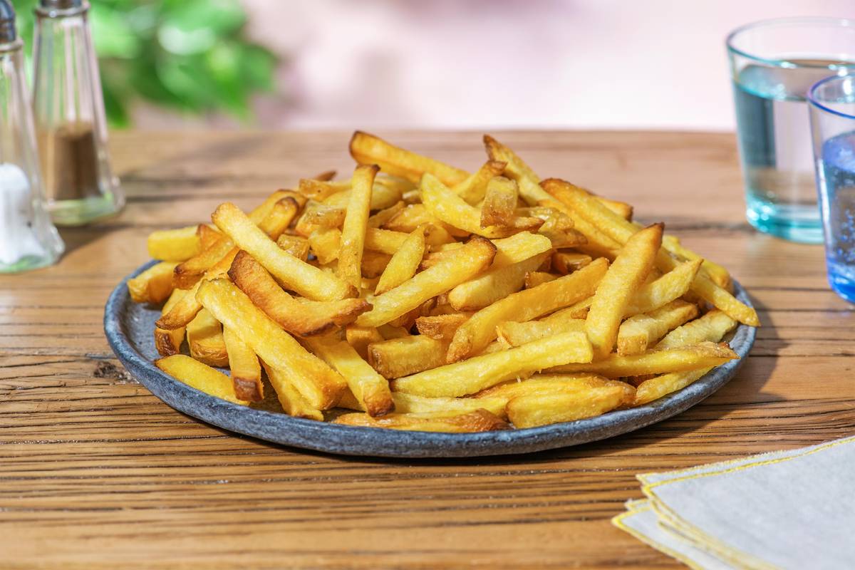 Frites artisanales avec la peau