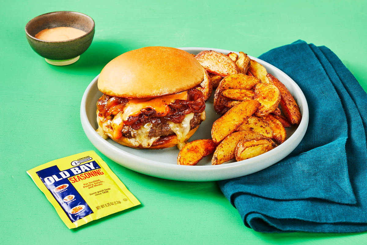 Cheddar Wonderburgers & OLD BAY® Fries