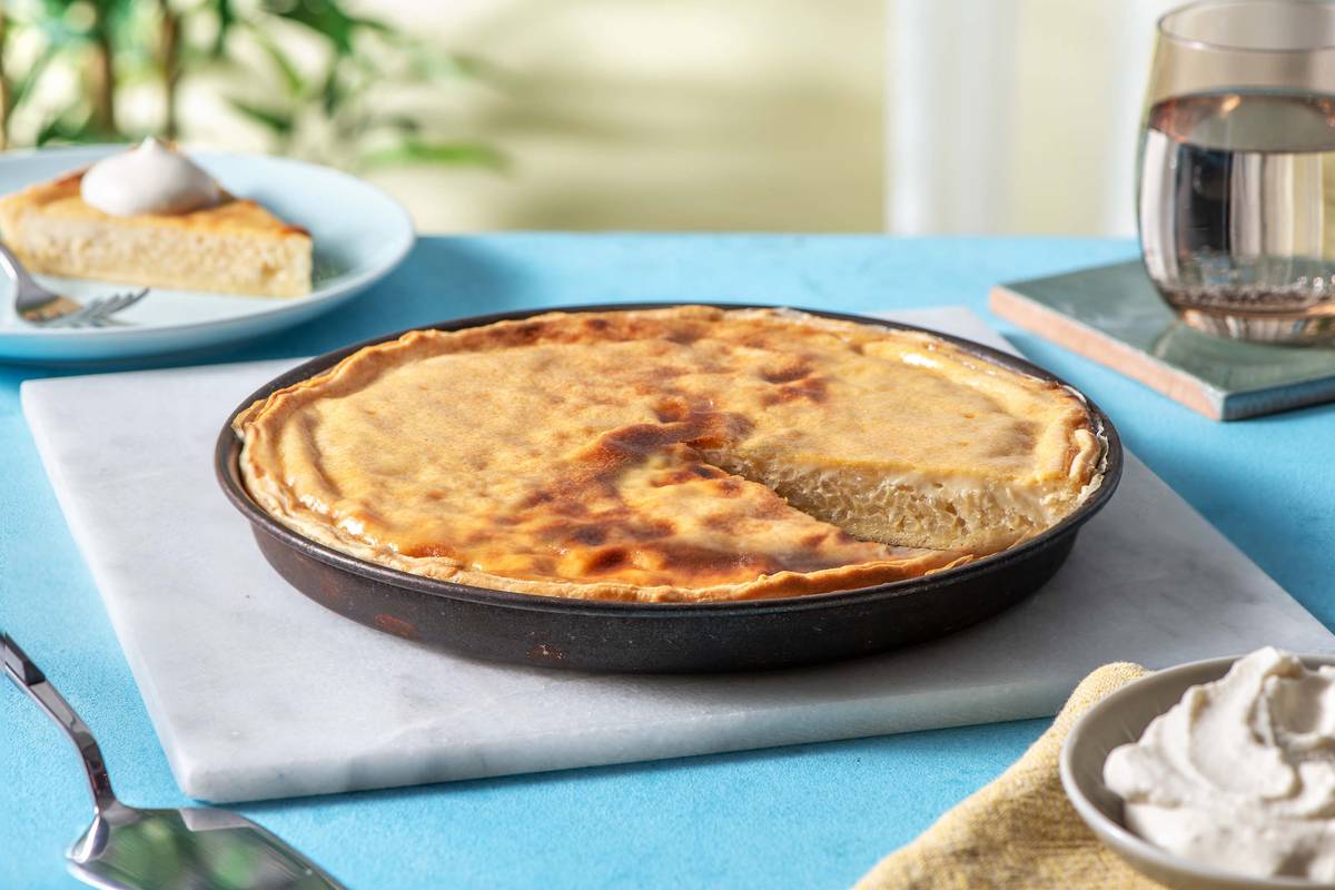 Gâteau de riz à la crème fouettée