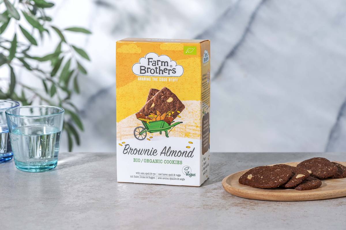 Farm Brothers - Biscuits brownie & amandes
