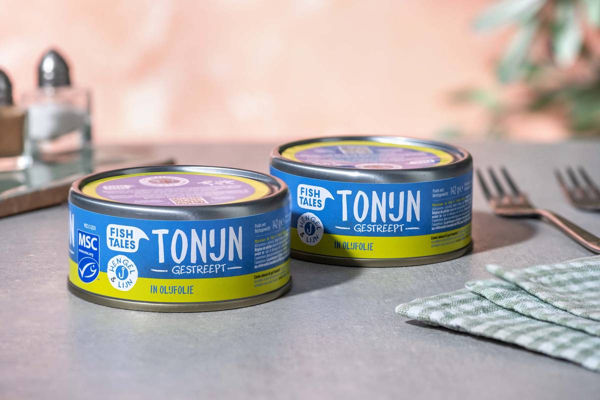Skipjack tuna canned in olive oil (142g) sold in multiple of 2 (2x142g)