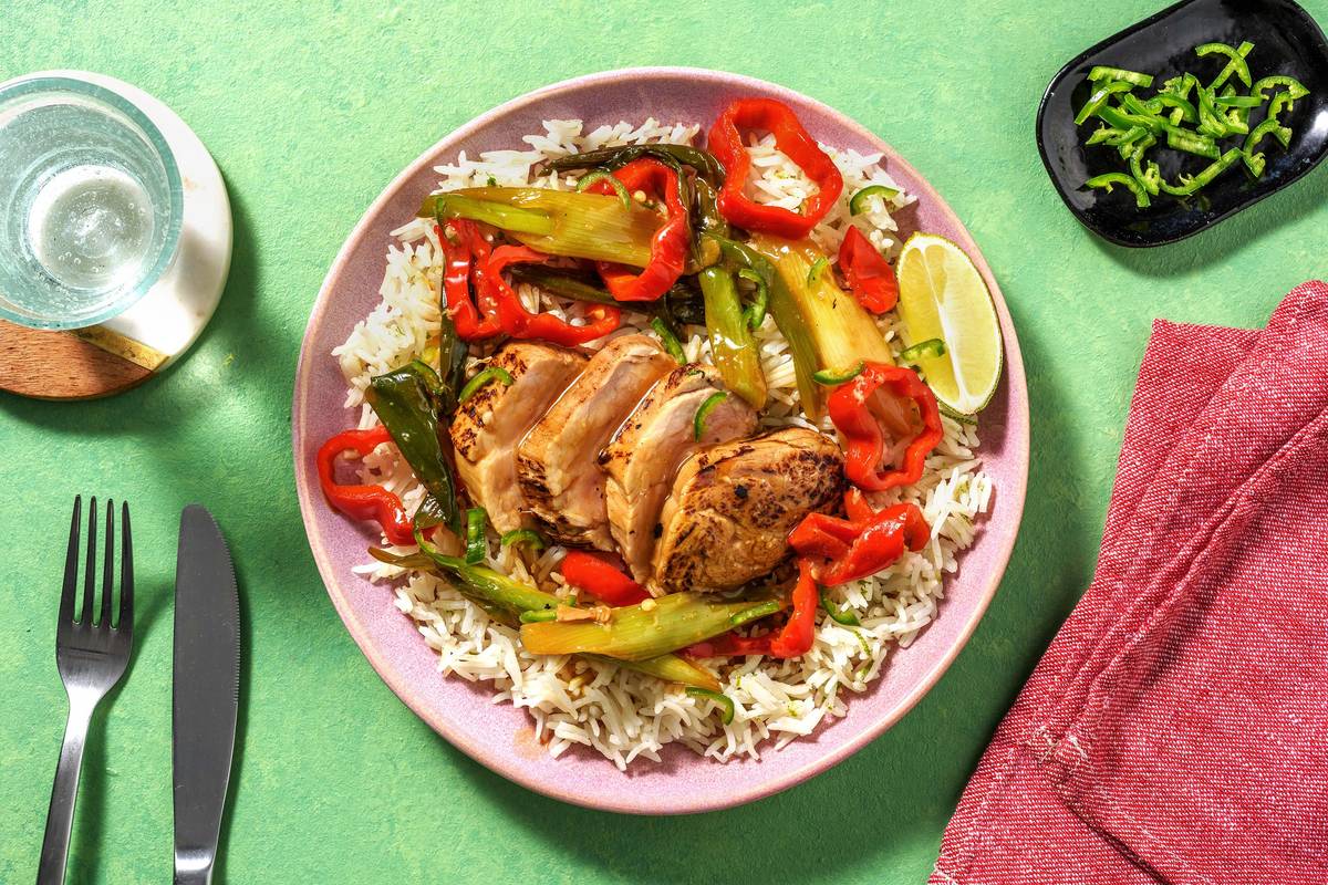 Schweinespiessli mit Teriyakisauce