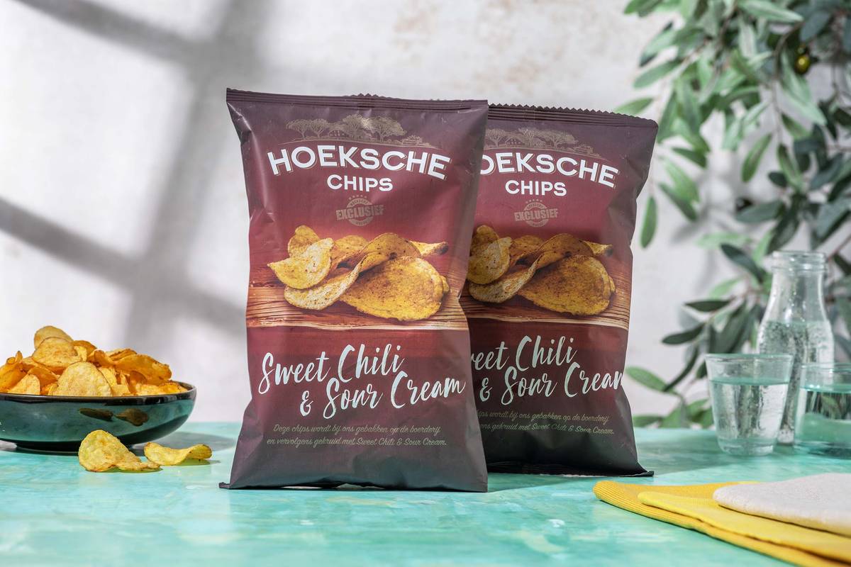 Sweet Chili & Sour Cream Crisps FR/NL/EN/DE (100g) sold in multiple of 2 (2x100g)
