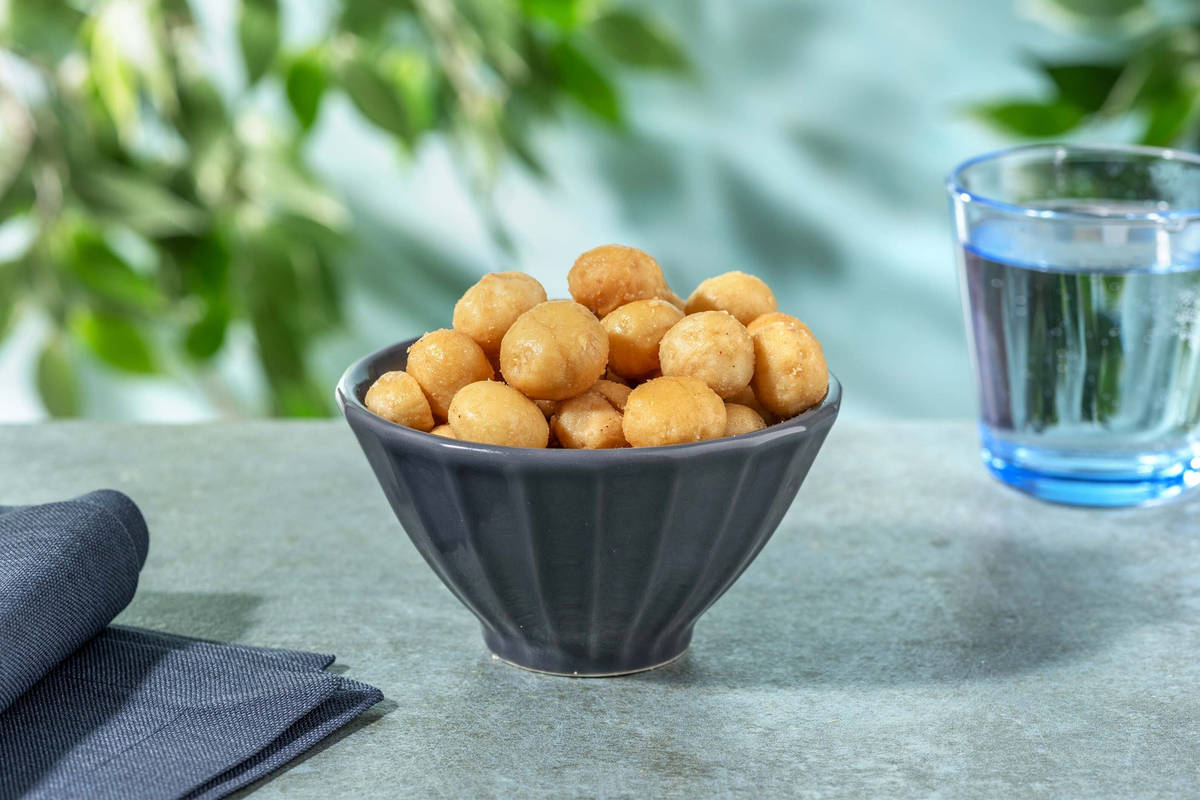 Macadamia XL gebrand zout (200g)