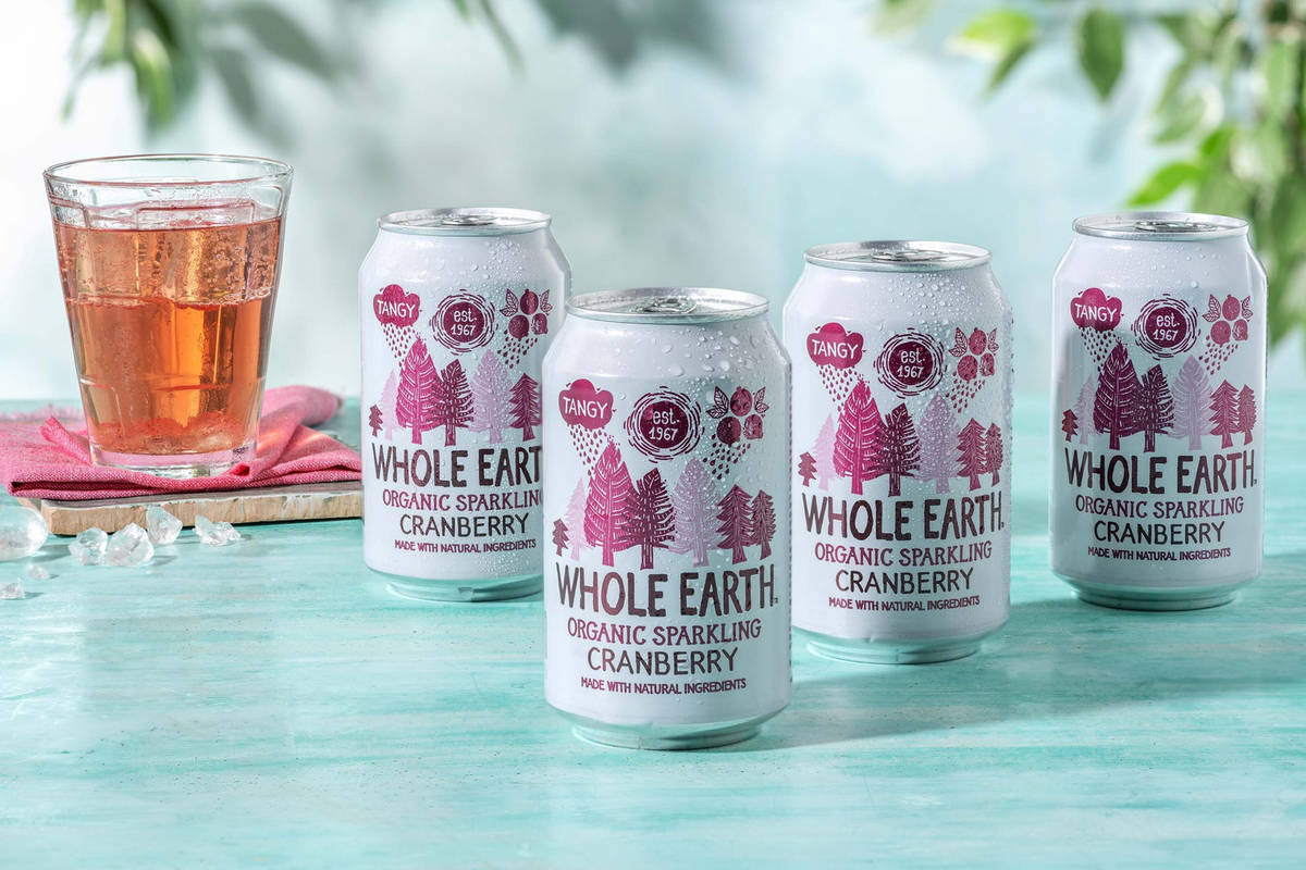 Whole Earth - Bruisende drank cranberry