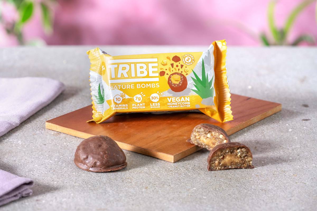 Tribe - Energy boost : beurre de cacahuète - rayon de miel végan