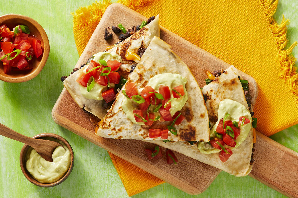 Black Bean & Poblano Quesadillas