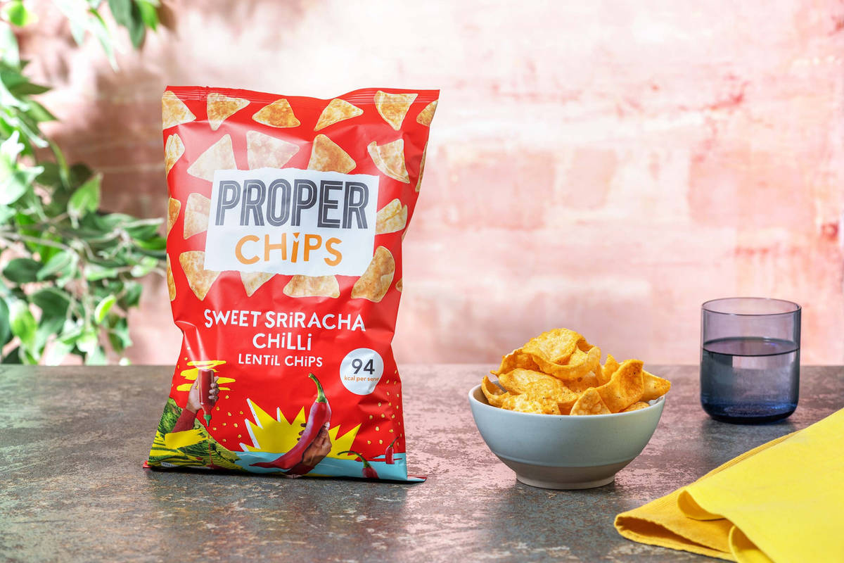 Properchips Sweet Sriracha Chilli EN/DE/FR/NL (85g)