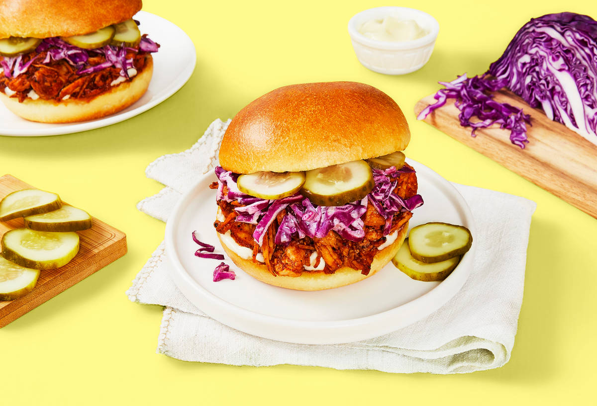 BBQ Pulled Chicken Sandwiches