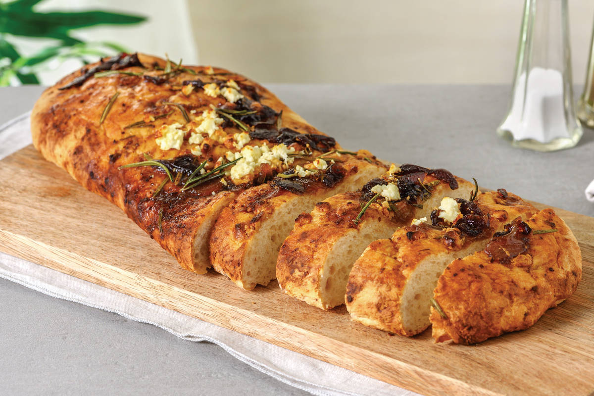 Onion, Feta & Rosemary Focaccia